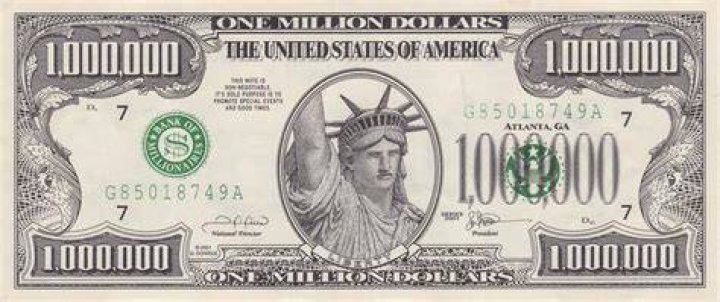 Do 1 million dollar bills exist?
