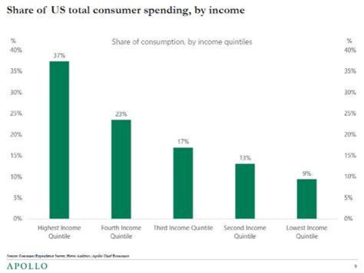 What is consumer income composed of?