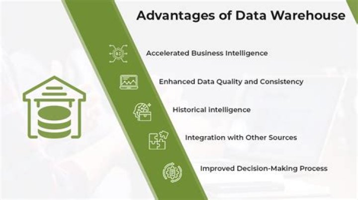 What is data warehouse and its advantages?