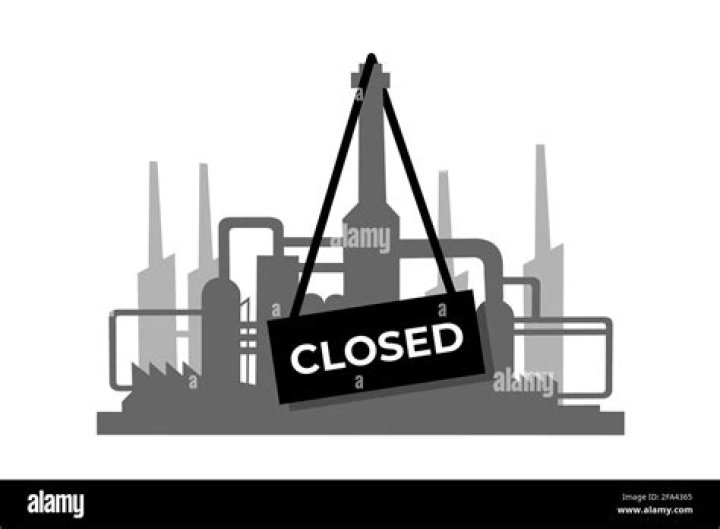 What is shut down in industry?
