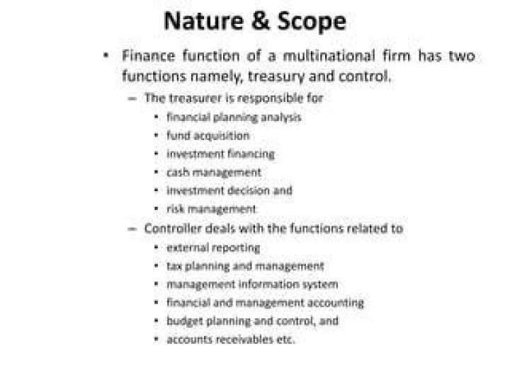What is the nature and scope of international financial management?