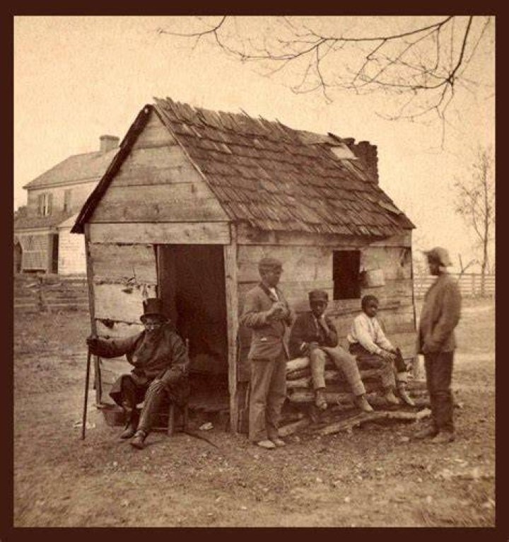 What were the hideouts and homes where slaves hid along the way called?